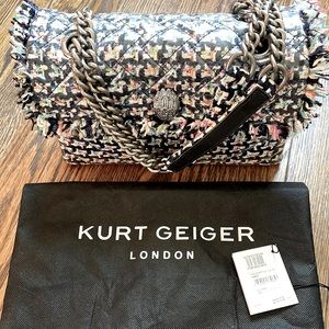 Kurt Geiger Tweed/Quilted Handbag